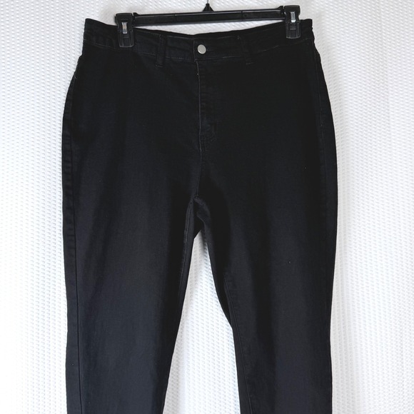 SHEIN Curve Black High Waisted Stretch Denim Jeans Women's Plus Size 2XL - Picture 3 of 8